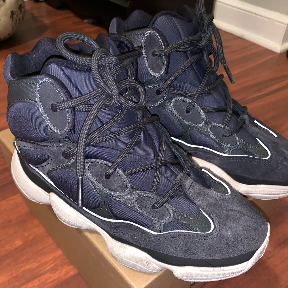 Yeezy 500 high slate sneakers